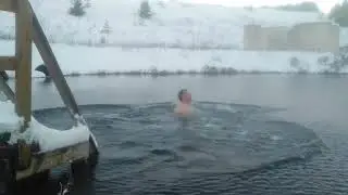 Зимний переход в Марий Эл между деревнями Старый Юледур и Юледур, затем купание в студеной реке Ляж.