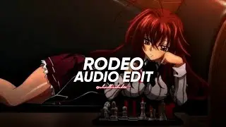 rodeo (remix) - lah pat ft. flo milli [edit audio] tiktok version