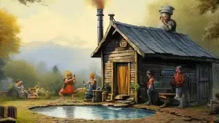 Топится в огороде баня !  Караоке -