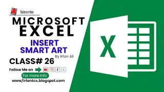 MS Excel - Insert SmartArt in detail | 