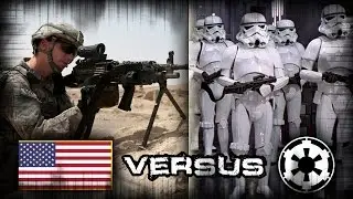 U.S. Army vs Galactic Empire 1/2 (Star Wars vs. Modern Army - Men of War: Assault Squad 2)