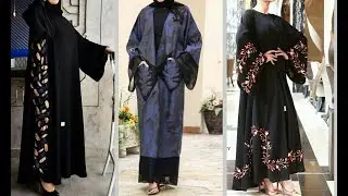 عبايات سعودية سوداء2019      عبايات سعودية جديدة    new abaya designs