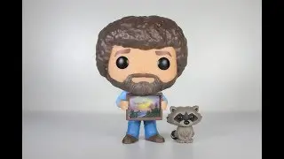 BOB ROSS with RACCOON Funko Pop review