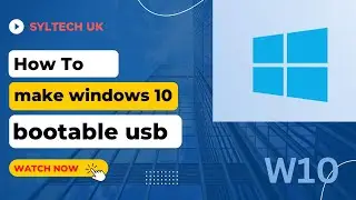How To Make A Windows 10 Bootable USB For FREE