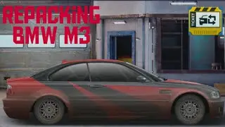 How to repack a car in Drag Racing: Streets. Repack A custom BMW M3 E46