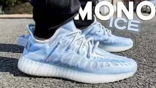 YEEZY BOOST 350 V2 MONO ICE Early Review, Unboxing & On-Foot - BEST EVER?!