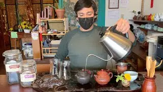 An Old Bush Tea and a Purple Tea