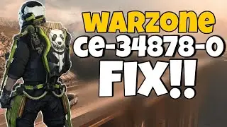 How to fix Warzone Error Code CE-34878-0 on ps4