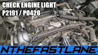 Troubleshooting P2191 & P0420 Check Engine Light (Hyundai Veloster)