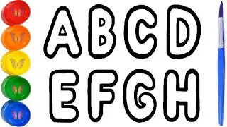 How to Draw English Alphabet Letters / Drawings for Kids