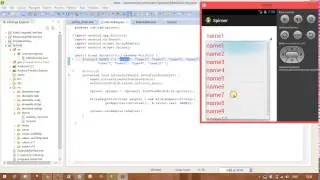 Android Tutorials : Spinner