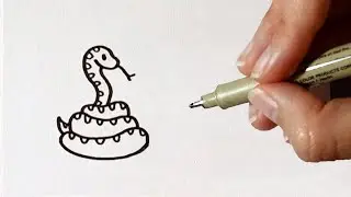 Zo teken je een Slang! | Doodle Dag #48