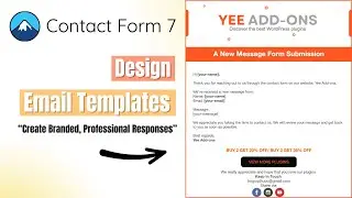 Design Email Templates for Each Contact Form 7 Form
