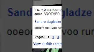 What Happened To YouTube’s Most Cursed Comment? (Sandro Dugladze)
