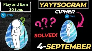 Yaytsogram Cipher Code for Sept 4 | Crack the Code!