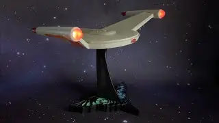 Star Trek Romulan Bird of Prey Neutral Zone Incursion Craft by Playmates 1997 demo