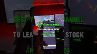 Top 10 Best YouTube channels to learn Indian Stock Market 2024 #top10 #shrots #trading #stockmarket