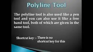 What is Pen, Artistic Media, Polyline, Smart Drawing, Interactive Connector & Dimension Tool | pt 9