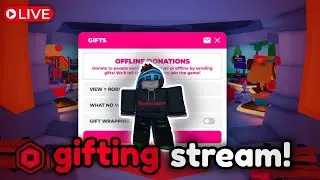 Gifting robux to viewers LIVE! Let’s hit 30k donated! | Stream #21