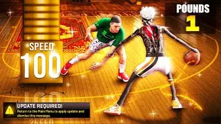I Created The FIRST 1 POUND BUILD On NBA2K23...And It Was AMAZING