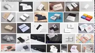 Визитки в редакторе Photoshop за 15 минут