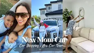 VLOG | CAR SHOPPING FINDING THE PERFECT CAR FOR OUR FAMILY | 2024 NEW MOM CAR TOUR