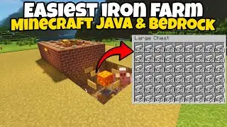 Minecraft Easiest Iron Farm for 1.21 Java & Bedrock | Best Iron Farm in Minecraft