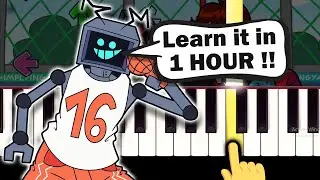 Friday Night Funkin' - R.A.M. - VS Hex Mod OST - EASY Piano tutorial