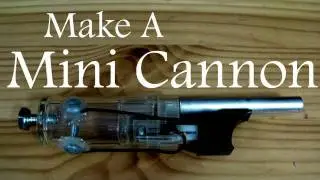 Make a Mini Cannon from a Lighter