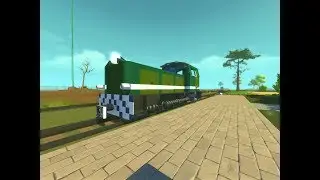 Lyd2 pociąg wąskotorowy / narrow-gauge train / Scrap Mechanic