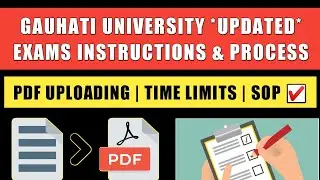 Gauhati University Exams New Instructions & Guidelines (5th Sem) 2021 SOP⚡| How To Give OTBE Process