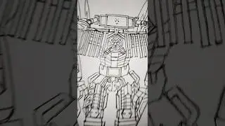 How to draw Astra Titan TVman SkibidiToilet in gmod วาดดินสอง่ายๆ #วันนี้ที่shorts #10days10shortsTH