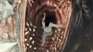 Shark monster eats people (S)