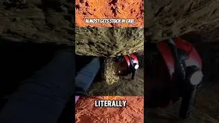 I ALMOST GOT STUCK IN THIS CAVE!!