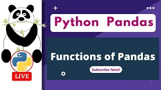 Functions of Pands |  data science | python libraries | data analysis #learning #python