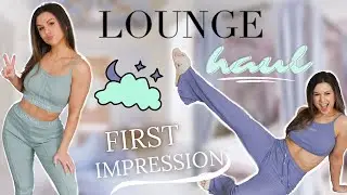 I tried LOUNGE for the first time! LOUNGE try on haul & review! | Ashley Gaita 2021
