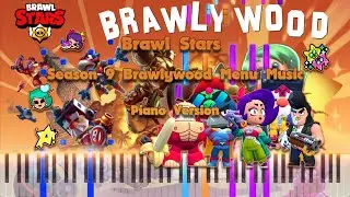 Brawl Stars Season 9 Brawlywood Menu Music on Piano