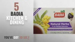 Badia Top 10 Kitchen & Dining [2018]: Badia Natural Herb Tea. Total 100 individual tea bags.
