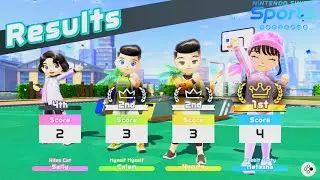 Nintendo Switch Sports | Basketball 4 Player Party! Two on two & Streak Battle + Breaker!