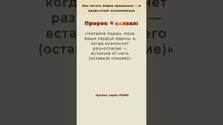 Читайте Коран, пока вы едины — и не спорьте о нём. 
