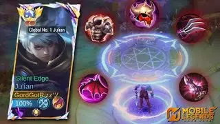 JULIAN NEW RED LIFESTEAL CHEAT DAMAGE BUILD! - THE BEST ABNORMAL TRICK TO DOMINATE!? - MLBB