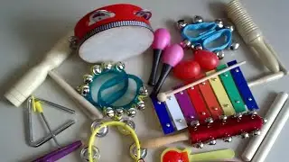 Детские музыкальные инструменты.