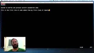 Doing first git clone from a new github repository you just created