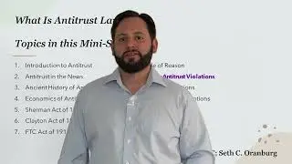 Antitrust Mini-Series 09 Per Se Violations