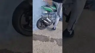 Minarelli burnout 💨