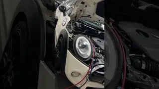 Mini Cooper S перезаправка фреона в системе кондиционирования