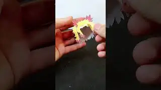 rengoku papercraft #rengoku #kyojurorengoku #demonslayer #kimetsunoyaiba #papercraft #figure #anime