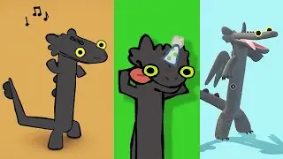 Toothless Dancing Meme [ALL VARIATIONS]