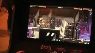 Hunt Down -Preview -Arcade-2017 -Shoot 'Em Up - Playing along with the makers + interview after.