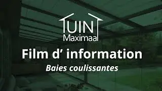 Film d'information baies coulissantes en verre | Tuinmaximaal